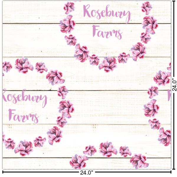 Custom Farm House Wallpaper & Surface Covering (Water Activated 24"x 24" Sample)