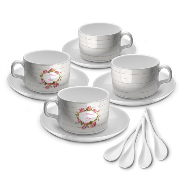 Custom Design - Tea Cup - Set of 4