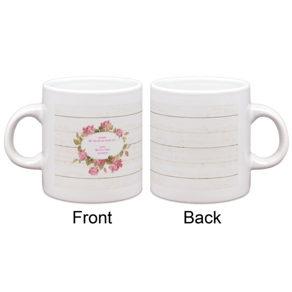 Custom Design - Single Shot Espresso Cup - Single - Front & Back