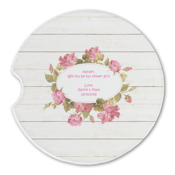 Custom Design - Sandstone Car Coaster - Single