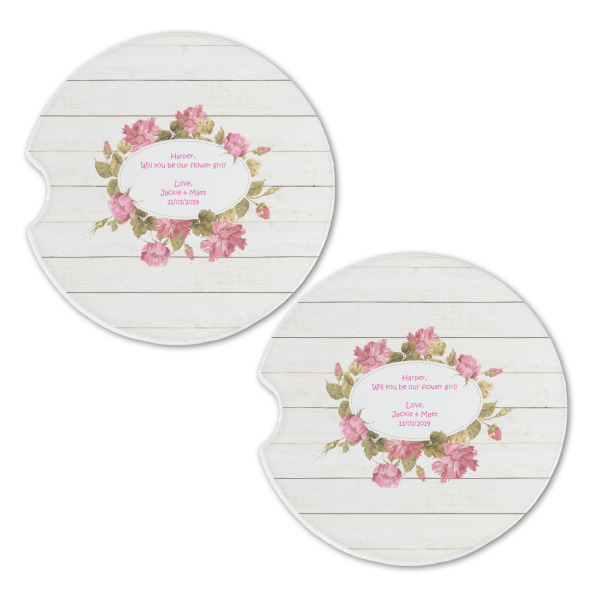 Custom Design - Sandstone Car Coasters - Set of 2