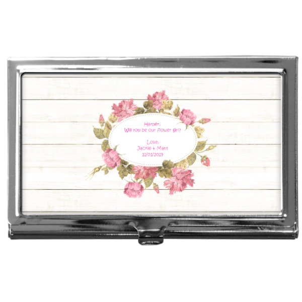 Custom Farm House Business Card Case