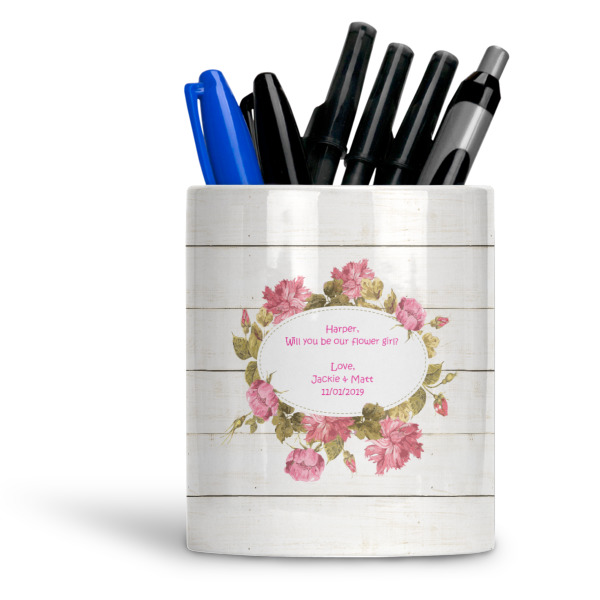 Custom Farm House Ceramic Pen Holder