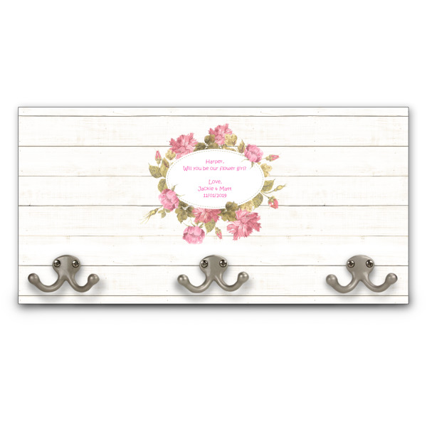 Custom Farm House Wall Mounted Coat Rack (Personalized)