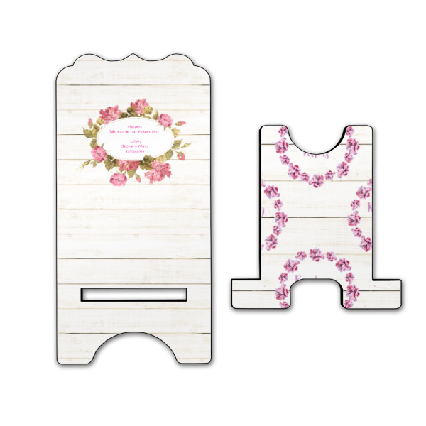 Custom Design - Stylized Phone Stand - Front & Back - Large