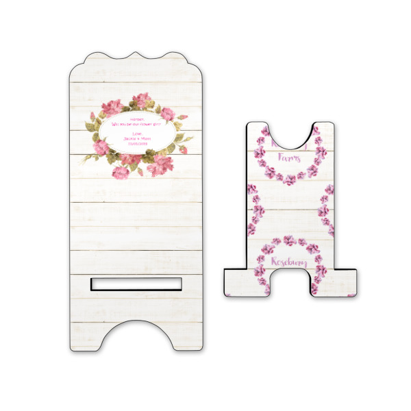 Custom Design - Stylized Phone Stand - Front & Back - Small