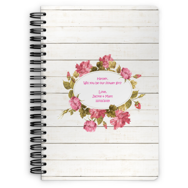 Custom Farm House Spiral Notebook (Personalized)