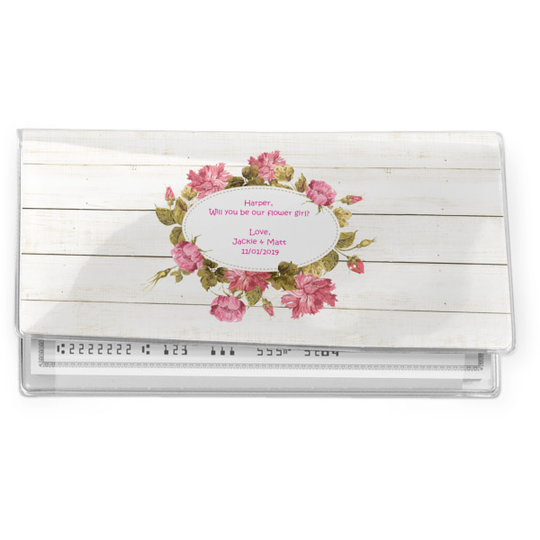 Custom Farm House Vinyl Checkbook Cover (Personalized)