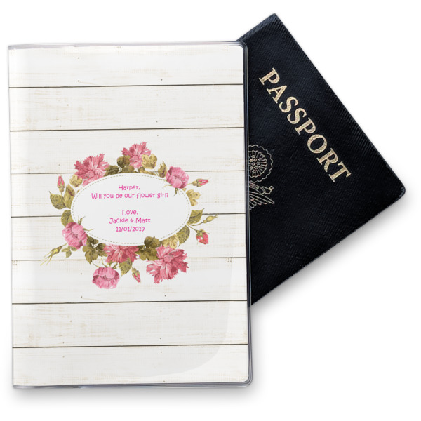 Custom Farm House Vinyl Passport Holder (Personalized)