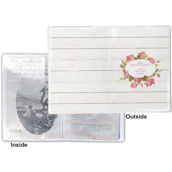 Custom Design - Vinyl Passport Holder - Flat Front and Back