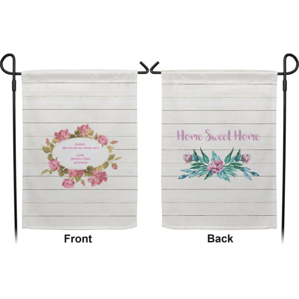 Custom Design - Garden Flag - Double Sided Front and Back