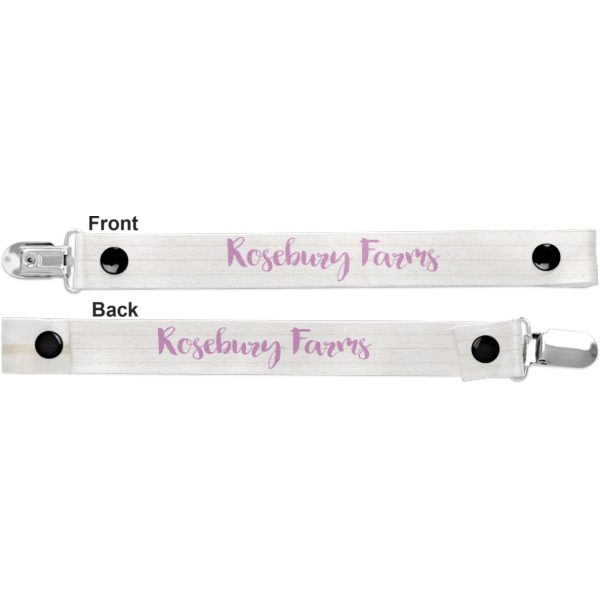 Custom Design - Pacifier Clip - Front and Back