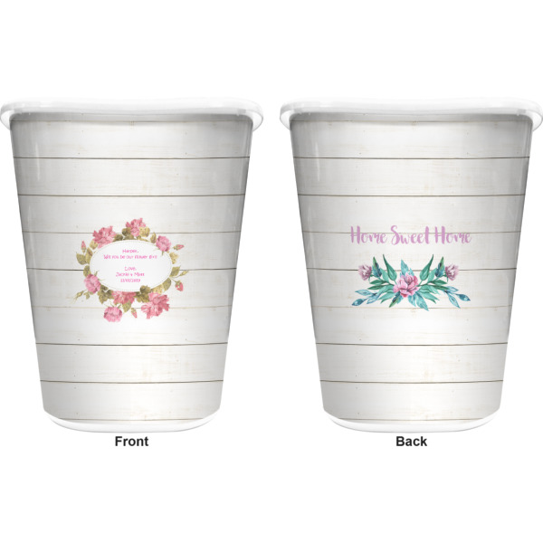 Custom Design - Waste Basket - White - Double Sided - Approval
