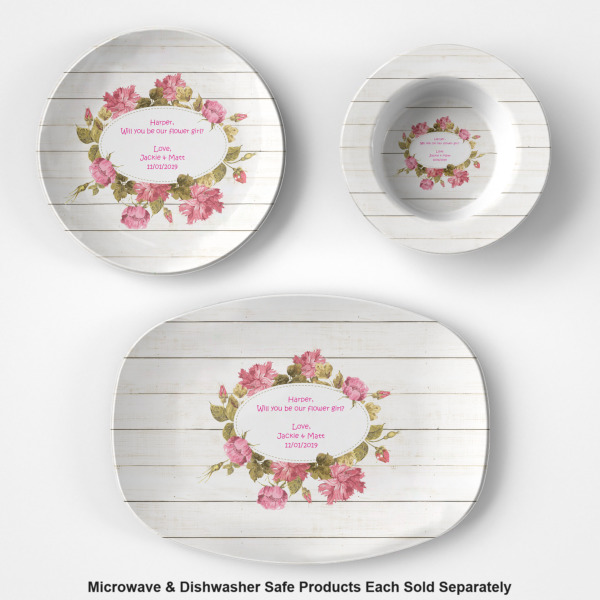Custom Design - Microwave Safe Composite Polymer Plastic Dishware - Group