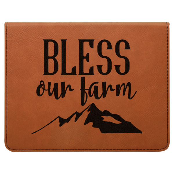 Custom Design - Leatherette 4-Piece Wine Tool Set Flat