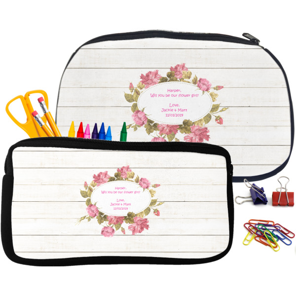 Custom Design - Pencil / School Supplies Bags Small and Medium