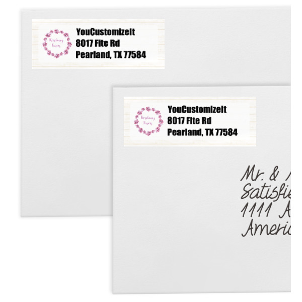 Custom Design - Mailing Labels - Double Stack Close Up