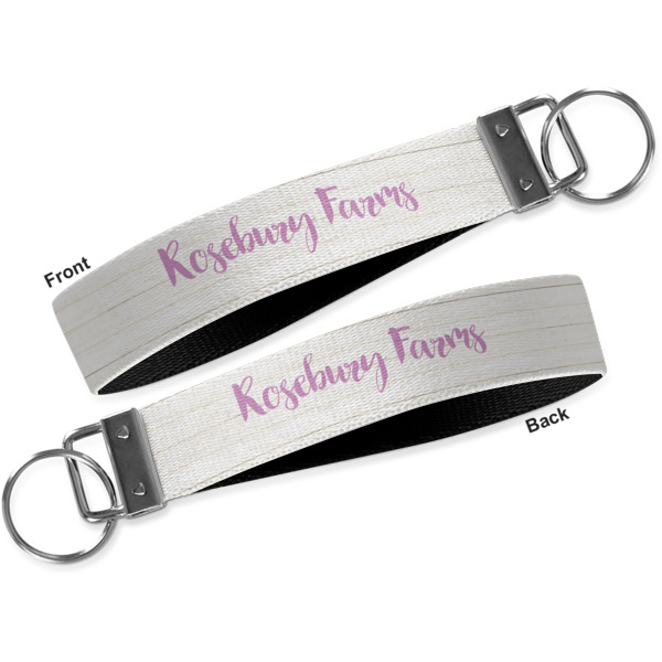 Custom Design - Key-chain - Metal and Nylon - Front and Back