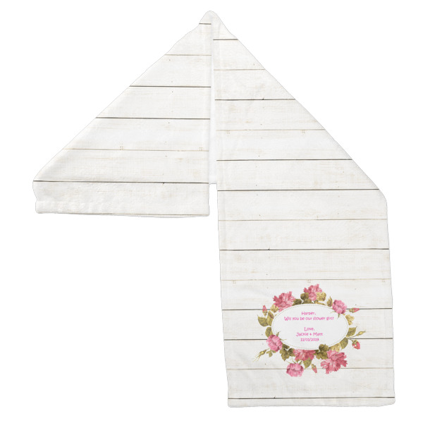 Custom Design - Sports Towel Folded - Both Sides Showing