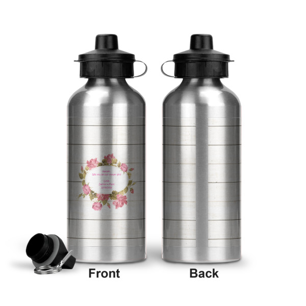 Custom Design - Aluminum Water Bottle - Front and Back