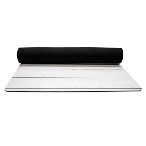 Custom Design - Yoga Mat Rolled up Black Rubber Backing