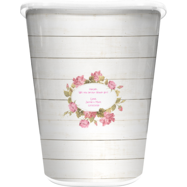 Custom Farm House Waste Basket (Personalized)