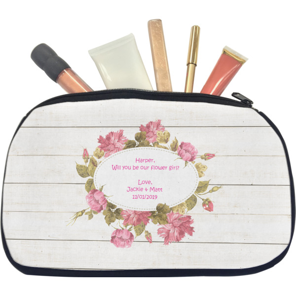 Custom Farm House Makeup / Cosmetic Bag - Medium (Personalized)