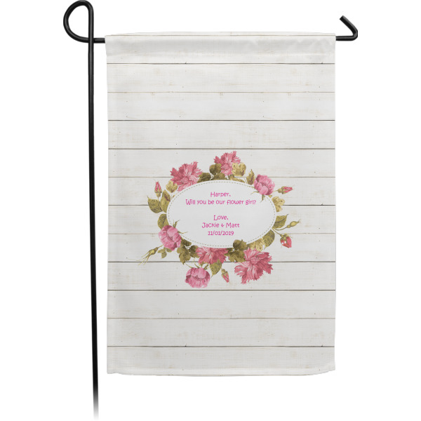 Custom Farm House Small Garden Flag - Double Sided w/ Name or Text