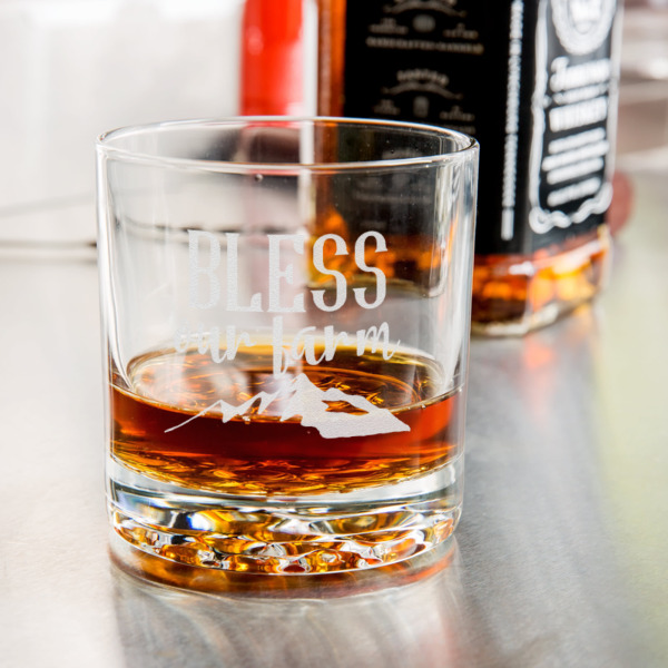 Custom Design - Whiskey Glass - Jack Daniel's Bar - In Use