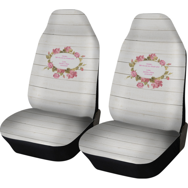 Custom Farm House Car Seat Covers (Set of Two) (Personalized)