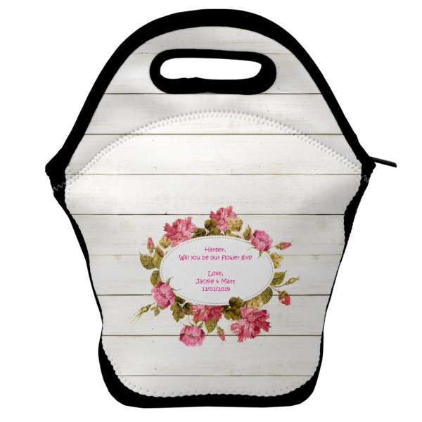 Custom Farm House Lunch Bag w/ Name or Text