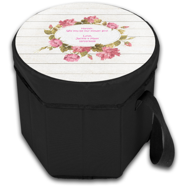 Custom Design - Collapsible Personalized Cooler & Seat (Closed)