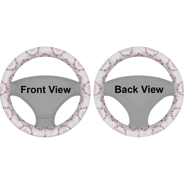 Custom Design - Steering Wheel Cover- Front and Back