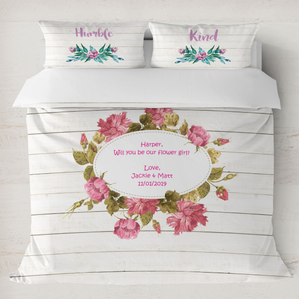 Custom Design Your Own Duvet Cover Set - King