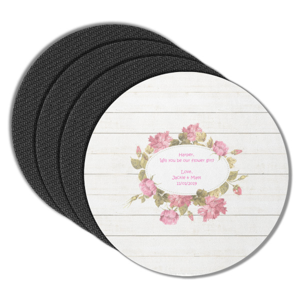 Custom Design - Round Coaster Rubber Back - Main