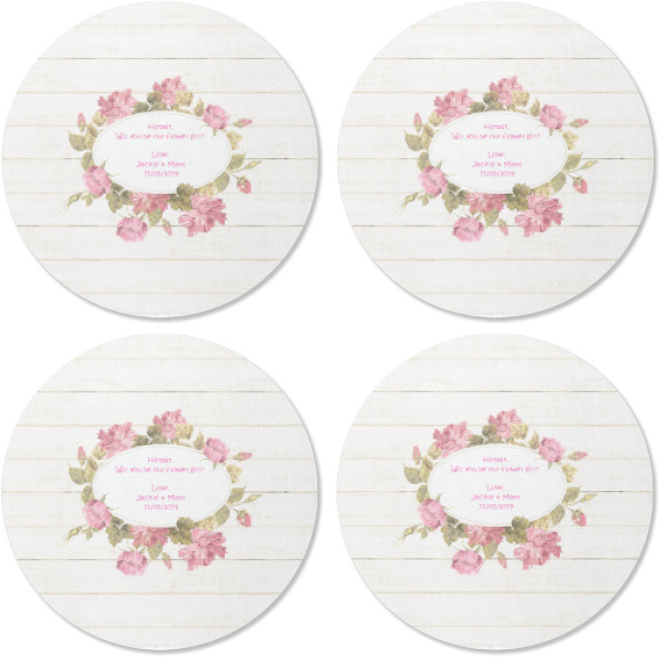 Custom Design - Coaster Round Rubber Back - Apvl