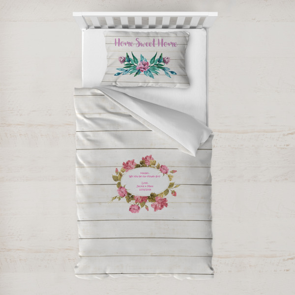 Custom Farm House Toddler Bedding w/ Name or Text