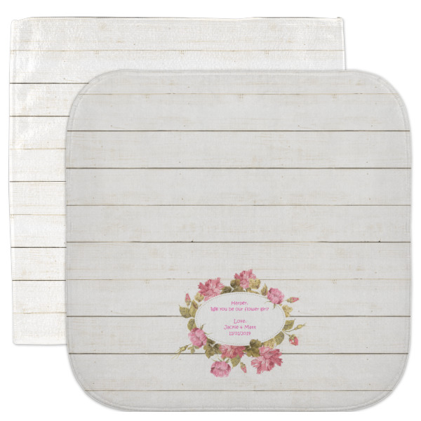 Custom Farm House Facecloth / Wash Cloth (Personalized)