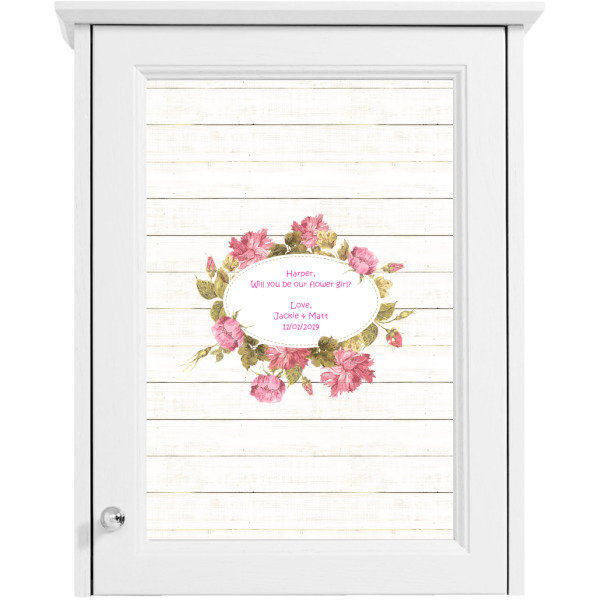 Custom Design - Single White Cabinet Decal