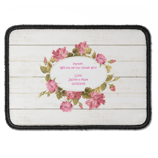 Custom Design - Iron On Patch - Rectangle - Front