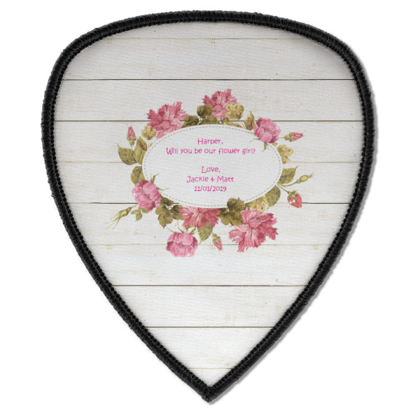 Custom Design - Iron On Patch - Shield - Style A - Front