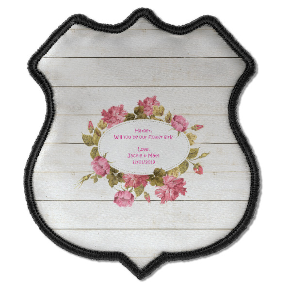 Custom Design - Iron On Patch - Shield - Style C - Front