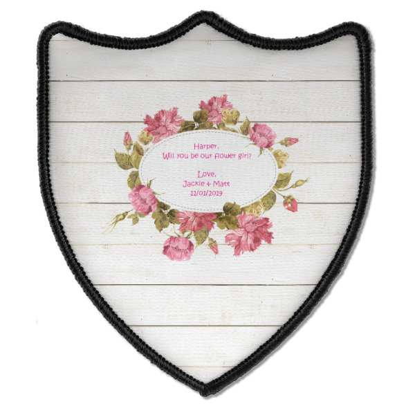 Custom Design - Iron On Patch - Shield - Style B - Front