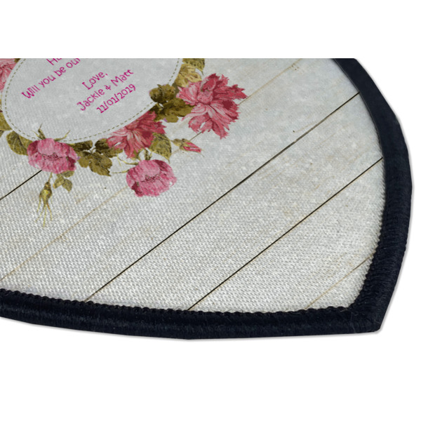 Custom Design - Iron On Patch - Shield - Style B - Closeup