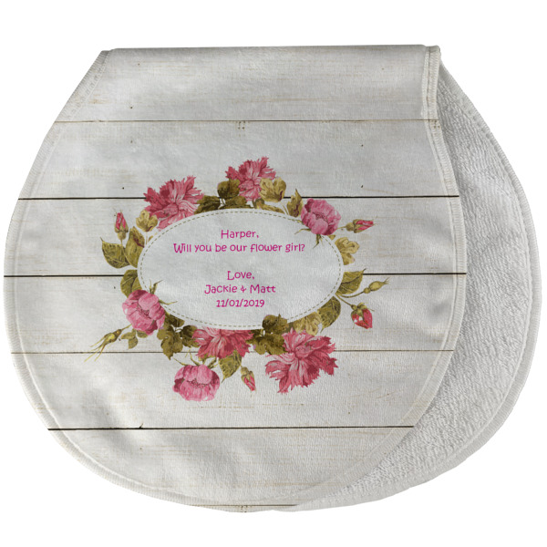 Custom Design - New Baby Burp Folded