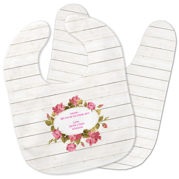 Custom Farm House Baby Bib w/ Name or Text