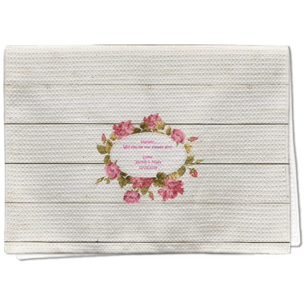 Custom Design Your Own Kitchen Towel - Waffle Weave