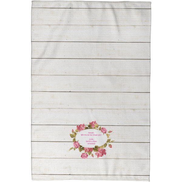 Custom Design - Waffle Weave Towel - Full Color Print - Approval Image