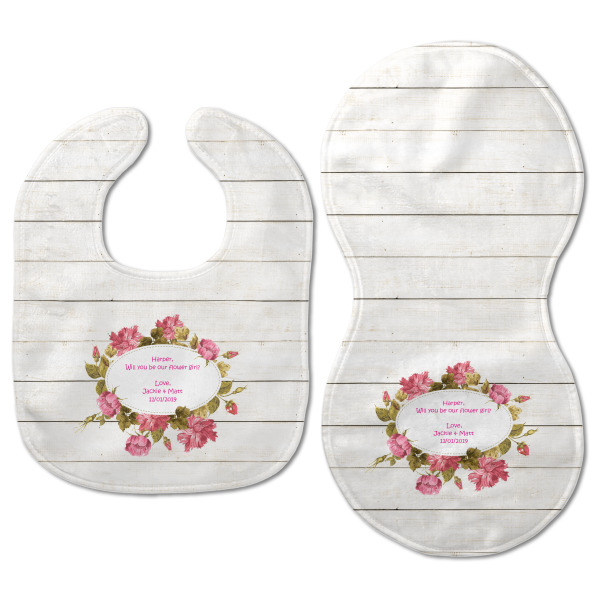 Custom Design - Baby Bib & Burp Set - Approval (new bib & burp)