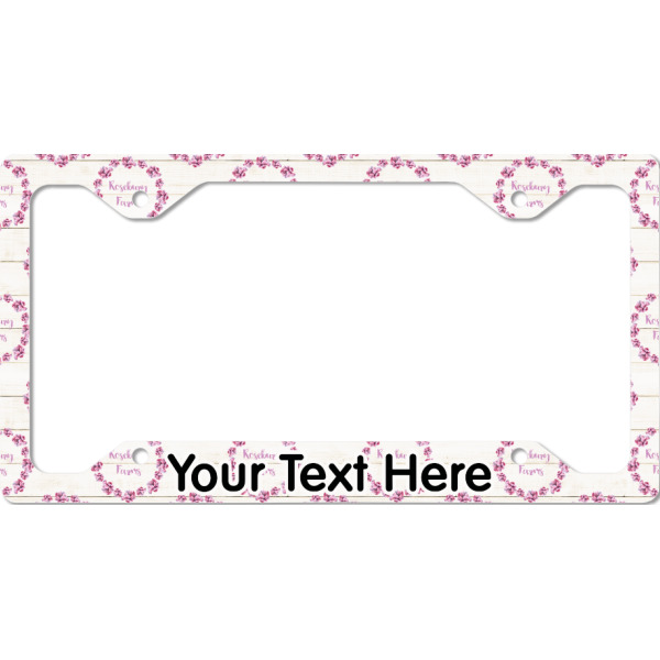 Custom Design - License Plate Frame - Style C